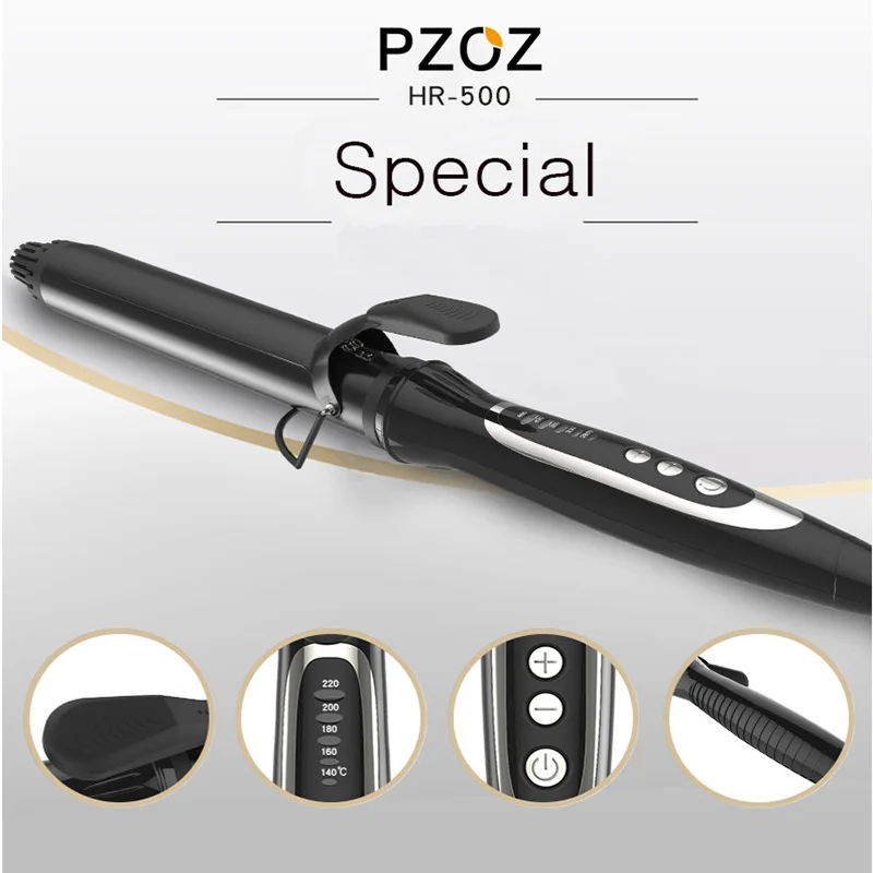 Большой утюжок для завивки сверхдлинный керамический длинных волос 1 25 дюйма