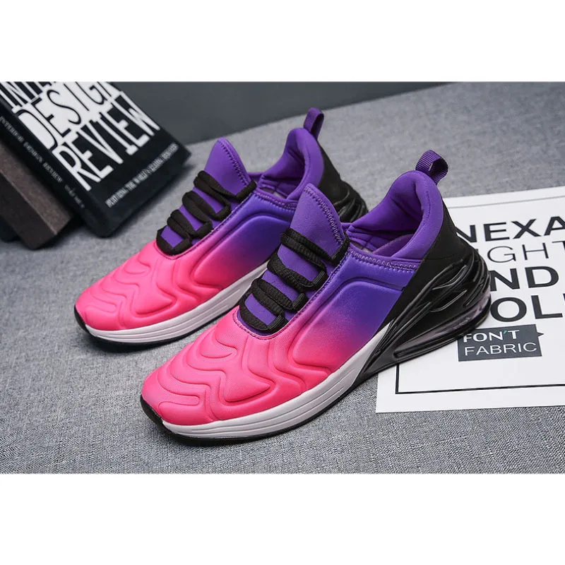 Couple Sneakers Women Casual Shoes Increase Air Cushion Brand Light Running shoes Girls Big Size Breathable Slip Spring Autumn | Спорт и