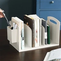 office table storage rack abs desktop bookends students bookcase organizer stand stationery supplies desktop small bookshelf