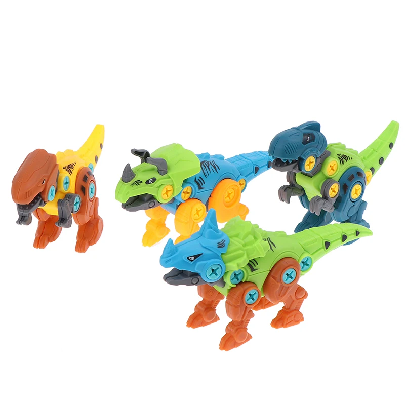 1 шт. детский самодельный разборный винт гайка Комбинированный сборка динозавр