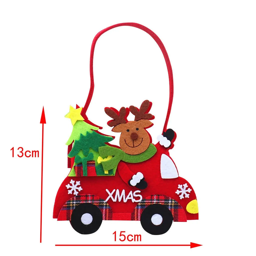 Рождественские украшения Подарочная сумка ярких цветов для детей креативный
