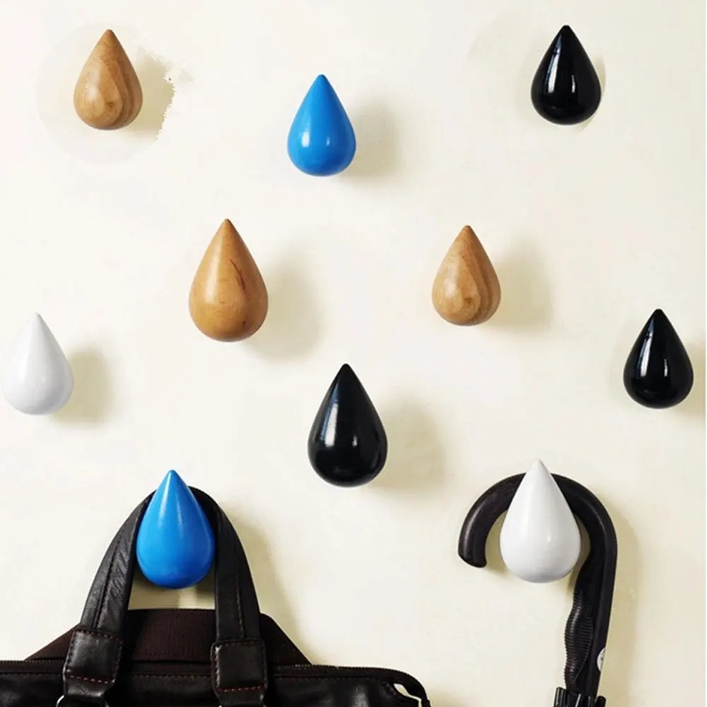 1 шт. в форме капли воды минималистский дизайн деревянные декоративные