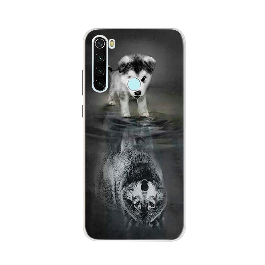 Для Xiaomi Redmi note 8 чехол силиконовый мягкий ТПУ чехол для телефона для Xiaomi Redmi note 8t 8 pro 6,3 задний Чехол, Fundas Coque bumper - Цвет: Хаки