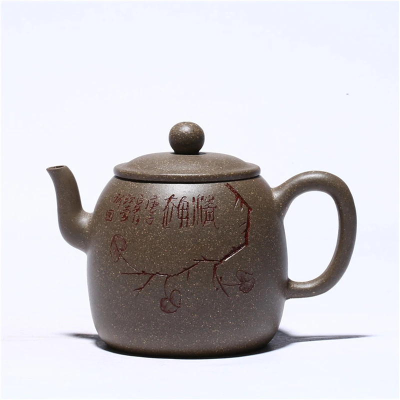 

Purple Clay Teapot Direct Sale Raw Ore Blue Round Teapot Handmade Teapot Kung Fu Tea Set Chinese Tea Set Cute Teapot