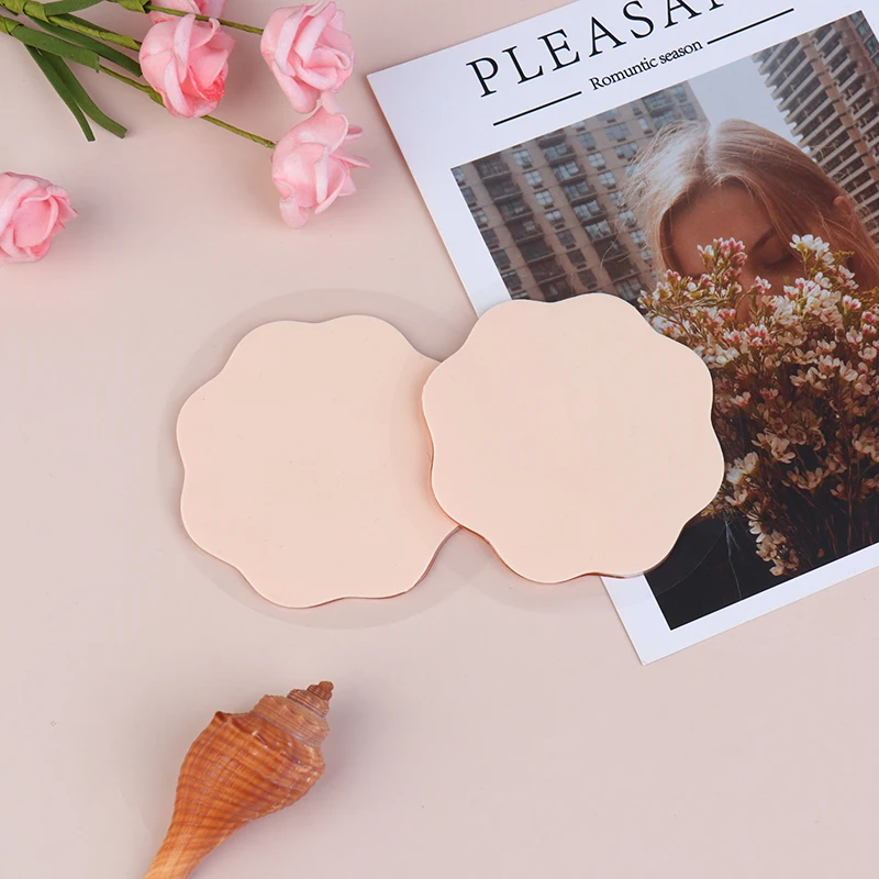 

2 шт. самоклеющиеся прокладки для груди пасхальные лепестки Невидимый для сосков аксессуары силиконовый чехол для сосков круглая черная на...