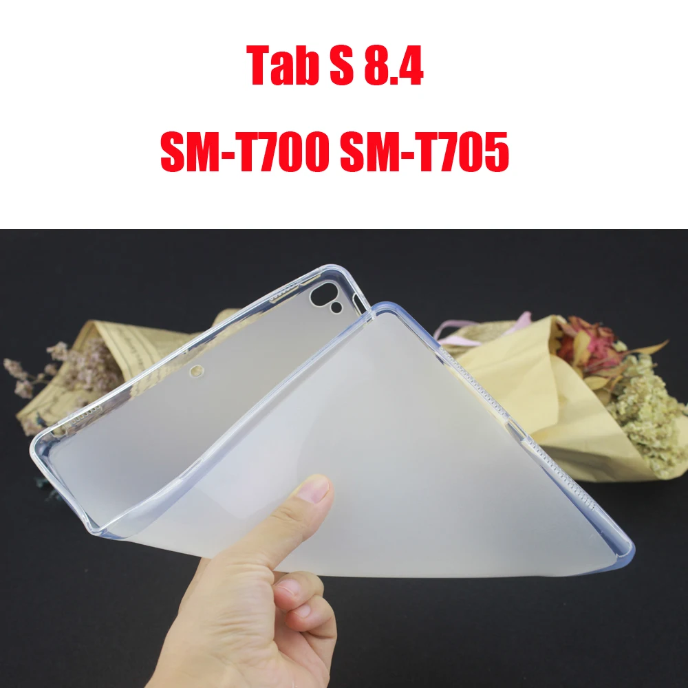 tab S 8.4 T700 T705 ТПУ чехол Обложка для samsung galaxy tab A A6 S6 S5E S4 S3 S2 7,0 8,0 9,7 10,1 10,5 T280 T290 P200 T860 T580 SM-T510 T515 T590 T595 - Цвет: tab S 8.4 T700 T705
