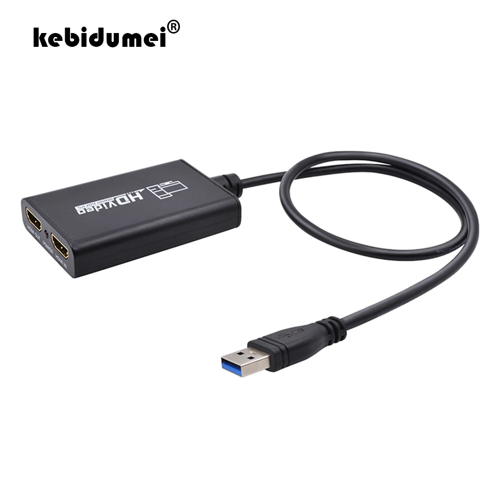Коробка для захвата звука HD HDMI совместима с USB3.0 прямой трансляции коробка видео в