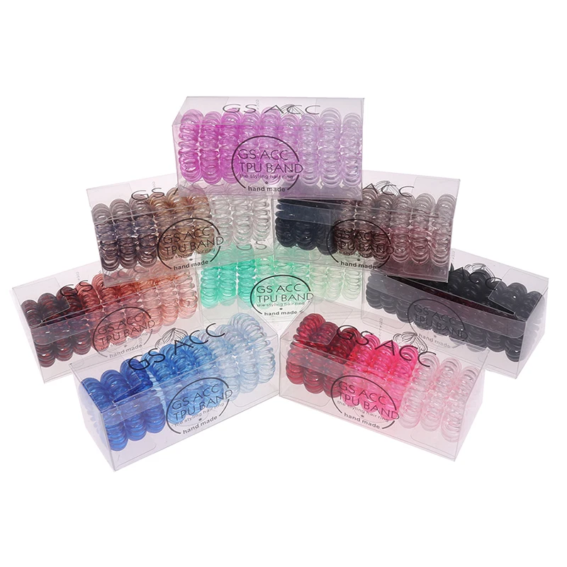 9 шт. Новый эластичный телефонный шнур для волос повязка модный конский