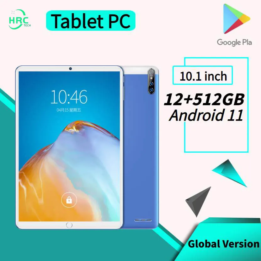 

Планшет с 10,1-дюймовым дисплеем, ОЗУ 12 Гб, ПЗУ 512 ГБ, 4G, Android