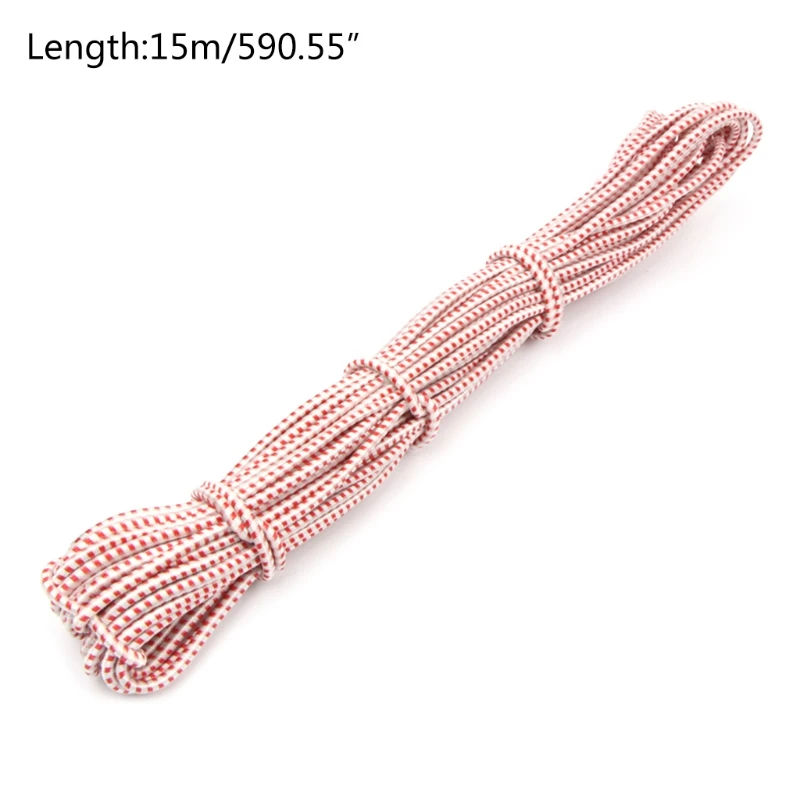 

Strong Elastic Rope 4mm Rubber Sewing Elastic Band Garment Craft Supplies 8m/15m
