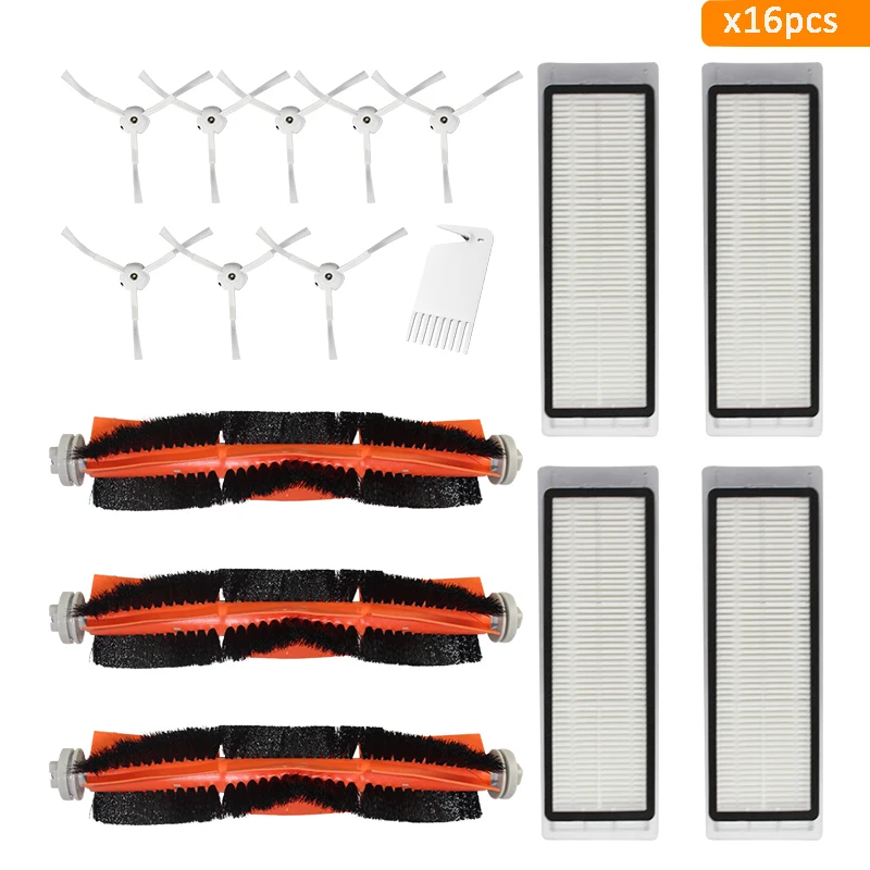 Запчасти для пылесоса Xiaomi Roborock S50 S55 S5 Max S6 фильтр НЕРА боковая щетка основная
