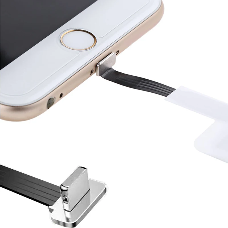 1-10pcs Wireless Charger Receiver Coil Pad For iPhone 5 5S 6 6S Plus 7 7Plus SE Qi Charging Adapter Mat | Мобильные телефоны и