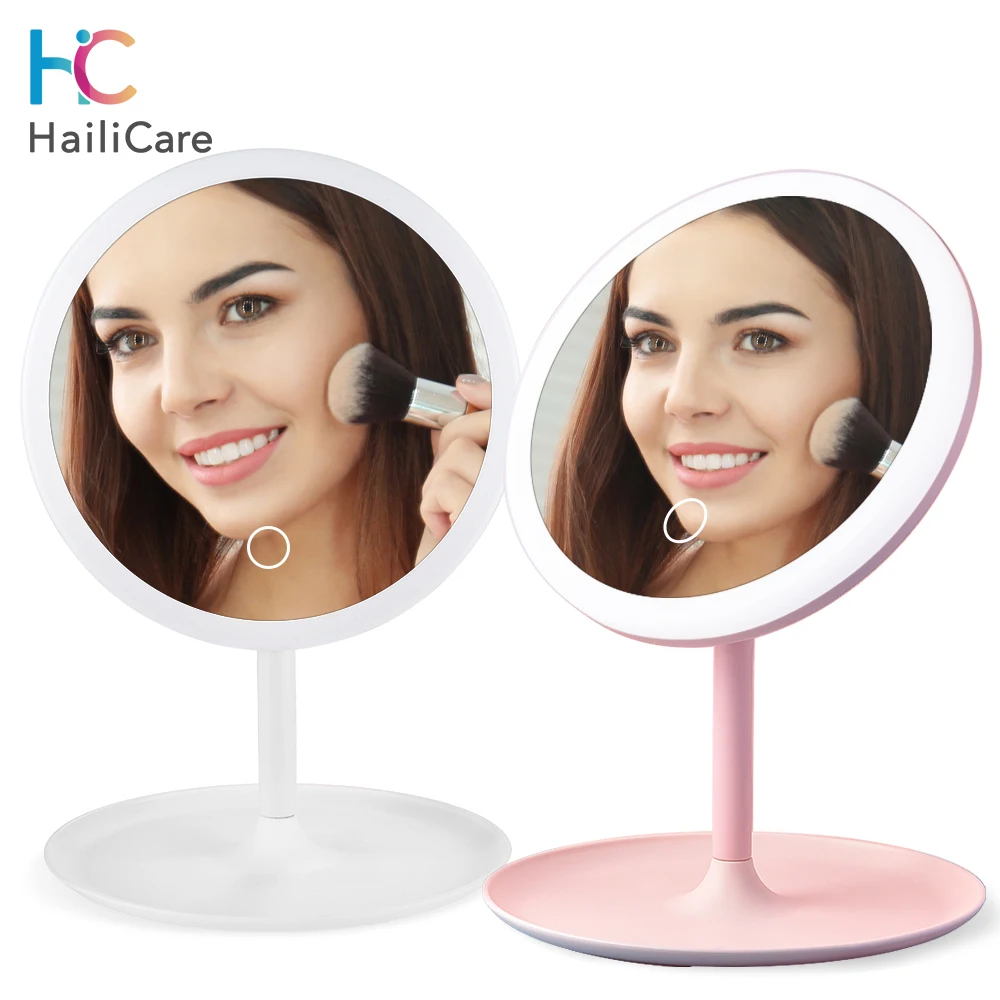 Косметическое зеркало светодиодный светильник с сенсорным экраном натуральный