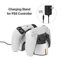 game controller dual charging dock station for sony ps5 gamepad power charger controller charger stand charging dock