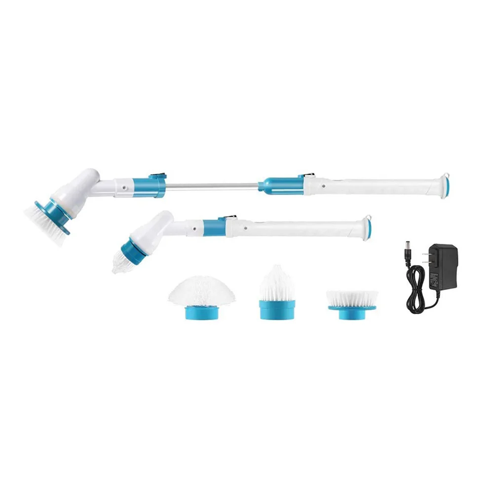 

Cordless Scrubber with 3 Replaceable Cleaning Brush Head Electric Spin Scrubber Mother Easily Household Cleaning Part