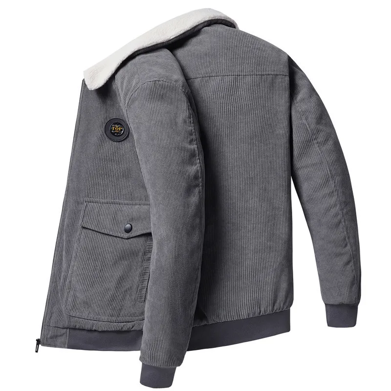 2022 New Men's Casual Cotton Corduroy Jacket, High Quality Plus-size, Free Shipping men clothing  winter jacket