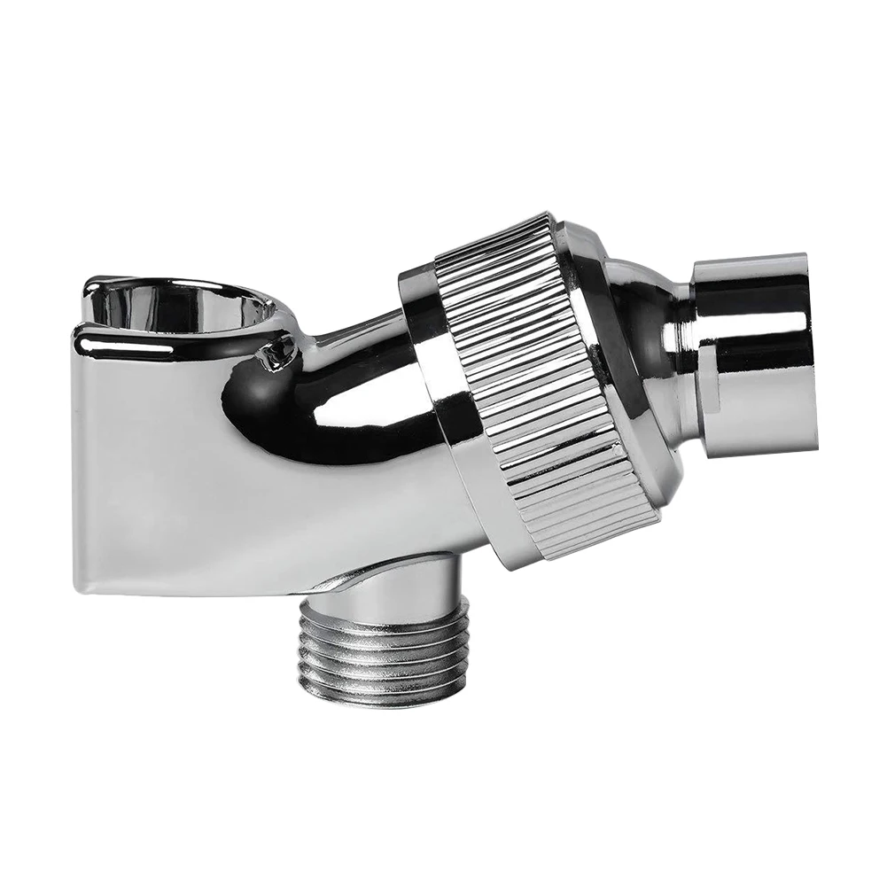 

Home Hotel Universal Connection ABS Bathroom Accessories Shower Arm Holder Water Splitter Easy Install Mount Bracket Adjustable