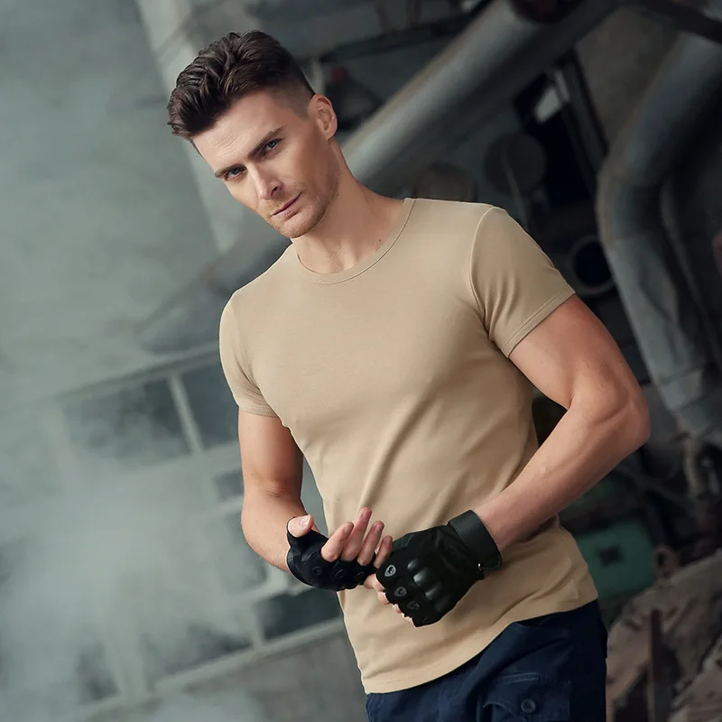 Уличная Военная Тактическая мужская из чистого хлопка дышащая тонкая рубашка с