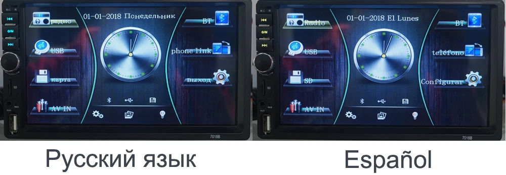 Carsanbo 2 din автомагнитола 7 дюймов Сенсорный Музыкальный видео плеер MP5 Авторадио Bluetooth FM TF Поддержка USB зеркальная связь Android IOS Телефон