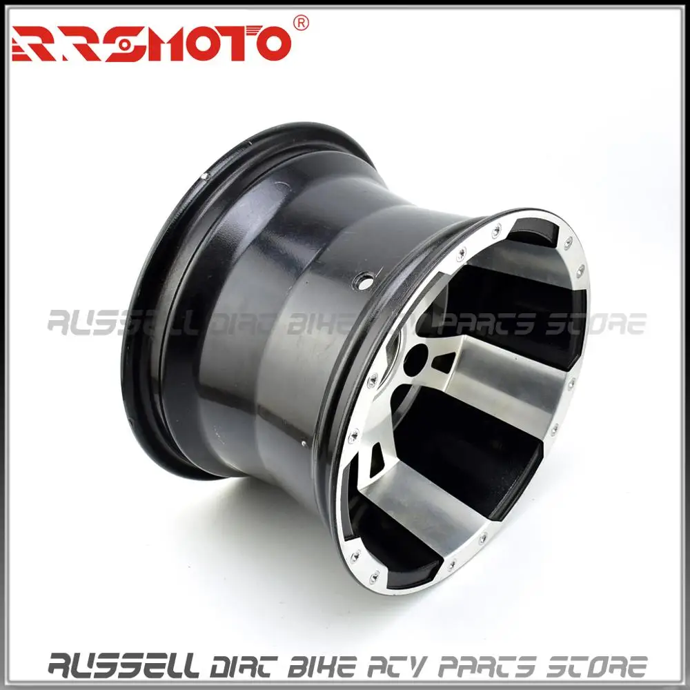 Алюминиевый 10 дюймовый квадроцикл Quad Wheel Rim GO kart Golf Багги Drift Trike Off Road 4 wheel F 21/23X7 R