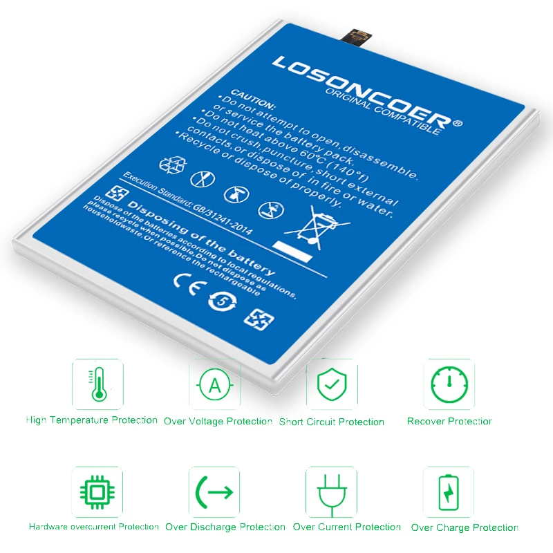 Аккумулятор LOSONCOER HB486486ECW 4600 мАч для Huawei P30 Pro P30Pro Mate20 Mate 20 | Мобильные телефоны и