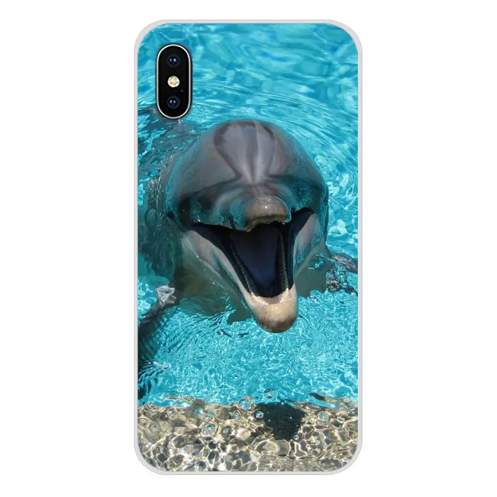 ocean dolphin Dance And Jumping Silicone Phone Shell Covers For Xiaomi Redmi 4A S2 Note 3 3S 4 4X 5 Plus 6 7 6A Pro Pocophone F1 | Мобильные