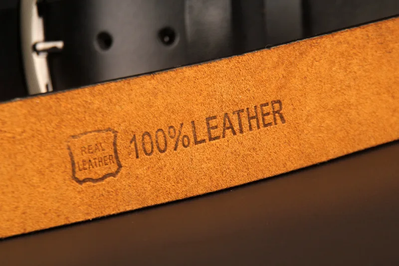 Кожаный ремень для мужчин винтажный кожаный с пряжкой джинсов большие размеры 140