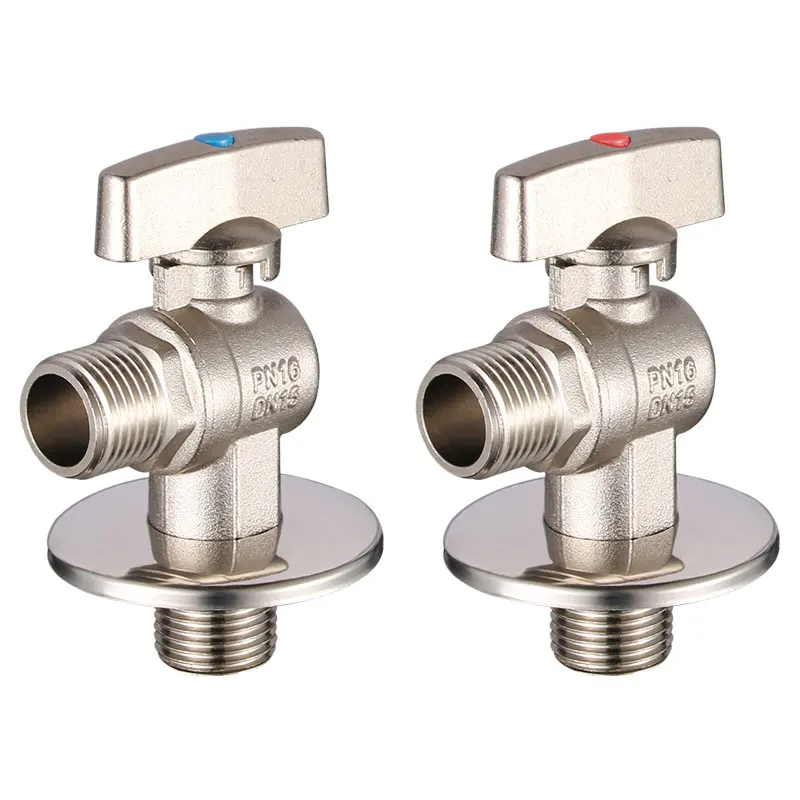 

1/2" BSP Male Large Flow Angle Valve Thickened Toilet Water Heater Water Stop Valve