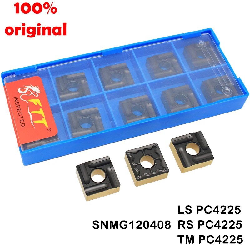 10 шт. SNMG120408 TM PC4225 инструменты для наружной обточки карбидная вставка токарный