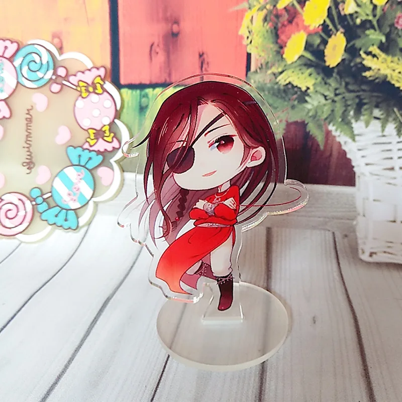 Аниме Тянь Гуань Ci Fu небольшой дисплей стенд фигурка модель пластина Держатель