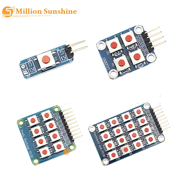 Микропереключатель 1/4/8/16 бит матричный ключ модуль комбинация клавиатуры