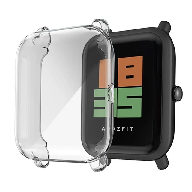 Тонкий цветной защитный чехол для экрана из ТПУ для часов Huami Amazfit Bip Younth с защитой экрана - Цвет: 4