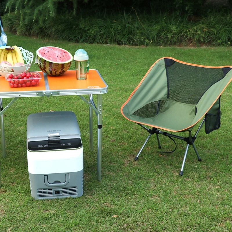 구매 휴대용 캠핑 의자 경량 접이식 배낭 의자 캠프 하이킹을위한 소형 헤비 듀티 캐리 백이있는 비치 피크닉