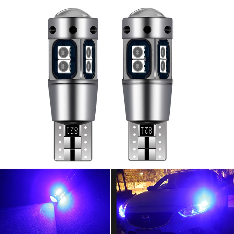 

2 шт., Автомобильные светодиодные лампы Canbus 10SMD 194 920 912 921
