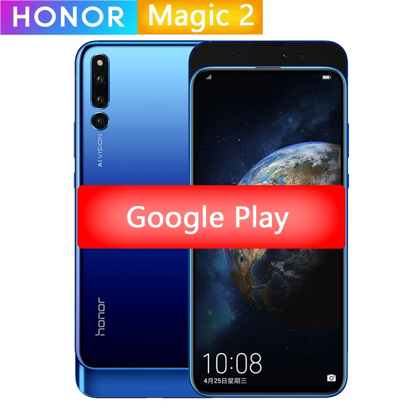 Honor Magic 2 смартфон на Android 9 0 kirin 980 Восьмиядерный сканер отпечатков пальцев ID AI