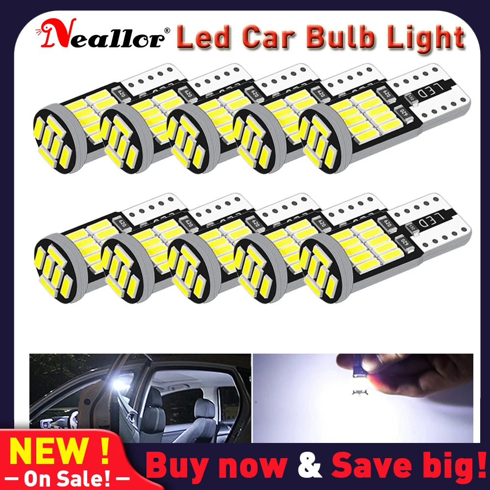 

10x W5W LED T10 LED Interior Car Lights For Lexus RX300 IS250 GS300 RX RX330 RX350 LX470 GX470 LX570 GS RX 330 leds for auto 12V