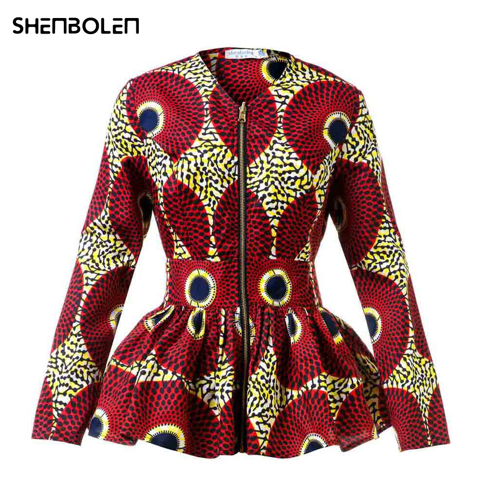 

Одежда в африканском стиле для женщин, рубашка на весну и осень 2022, блузка в африканском стиле с принтом Анкары, футболка, африканская одежда