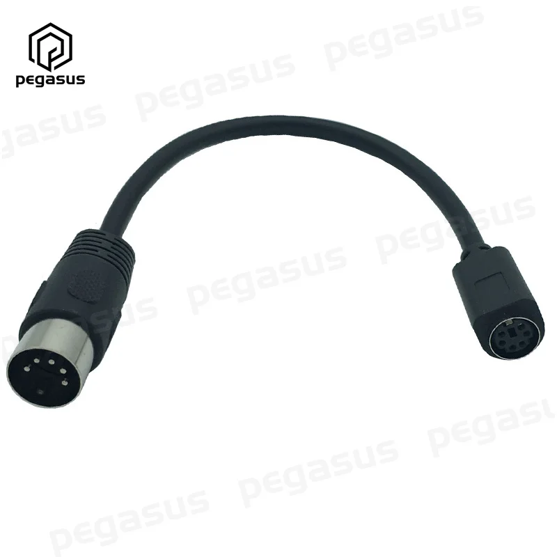 15 см PS2 DIN 5Pin штекер к MD 6Pin Женская клавиатура и фотокабель | Электроника