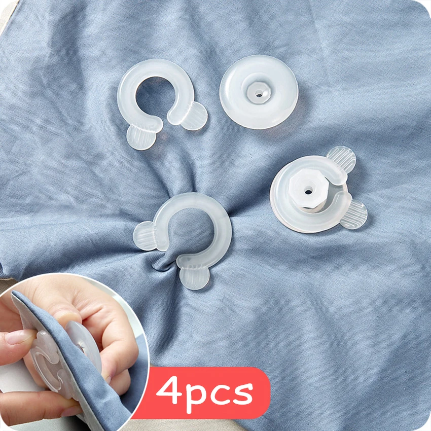 4 шт./лот фиксированные зажимы для одеял в мультяшном стиле держатели