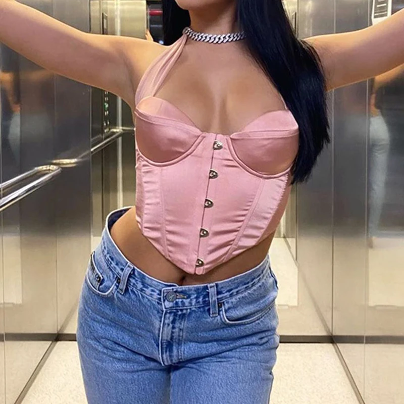 BKLD Высококачественная модная туника топы женские бретельки на шнуровке