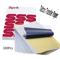 100 sheets transfer paper tattoo a4 size thermal stencil tattoo copier stencil printer makeup pircing piercing drop shipping