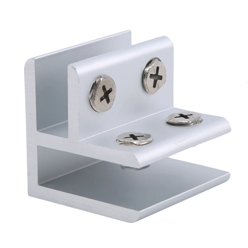 180 градусов двусторонний зажим для дома легко установить стеклянный из цинка