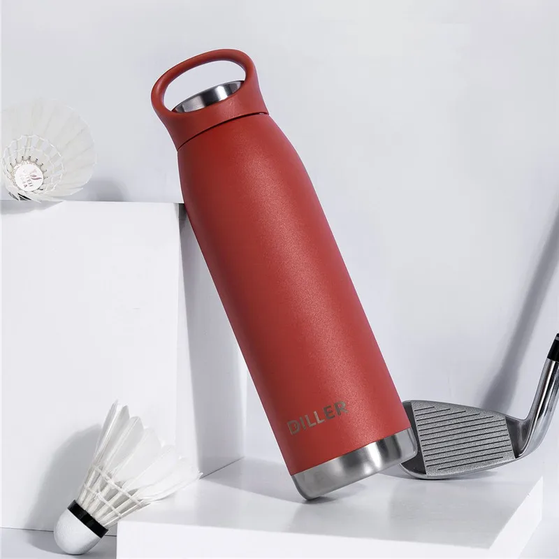 Bpa БЕСПЛАТНО Изолированные 650 мл термосы большой емкости чашка портативная ручка