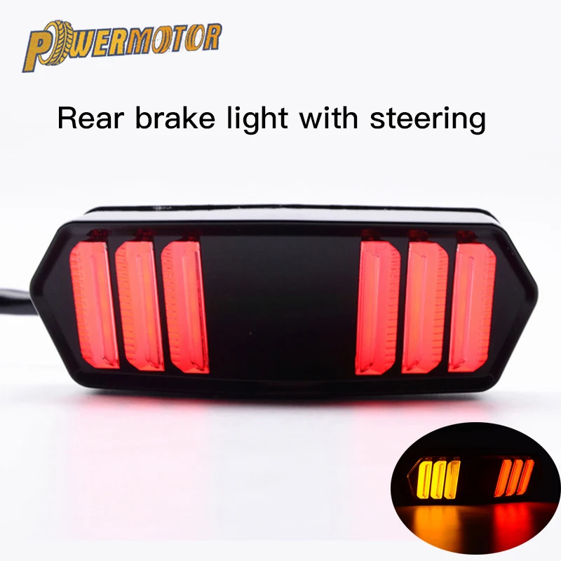 Задний фонарь для мотоцикла светодиодный задний сигнальные огни сигнальный