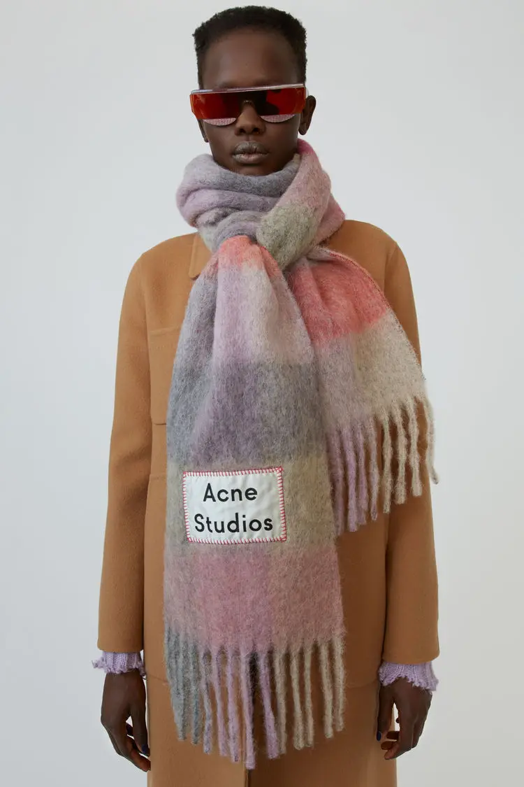 

Autumn and winter 2019, colorful ceramic tile scarf, student scarf, thick shawl, winter fashion