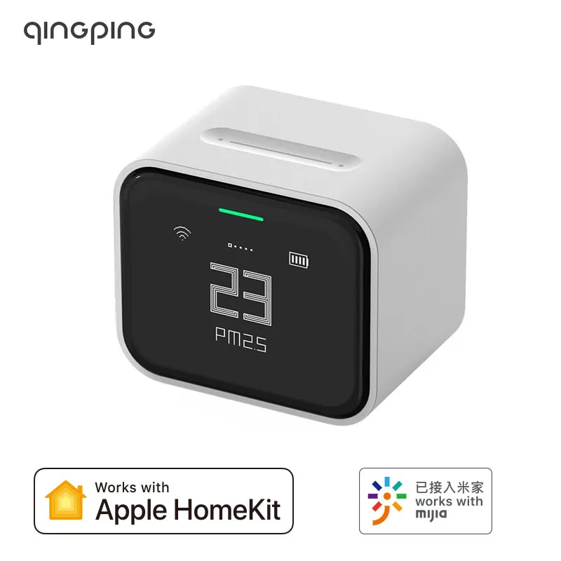 

Youpin Qingping Air Detector Lite Retina Touch IPS Screen Touch Operation PM2.5 Air Monitor Work for Mijia APP Apple Homekit