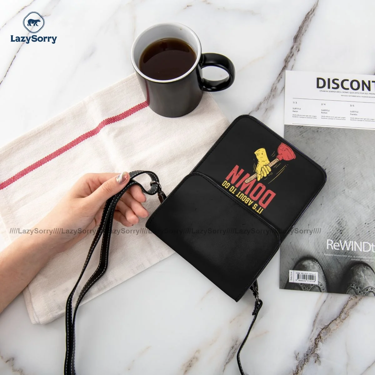 

Plumber Shoulder Bag Reusable Leather Travel Mobile Phone Bag Student Gift Bags