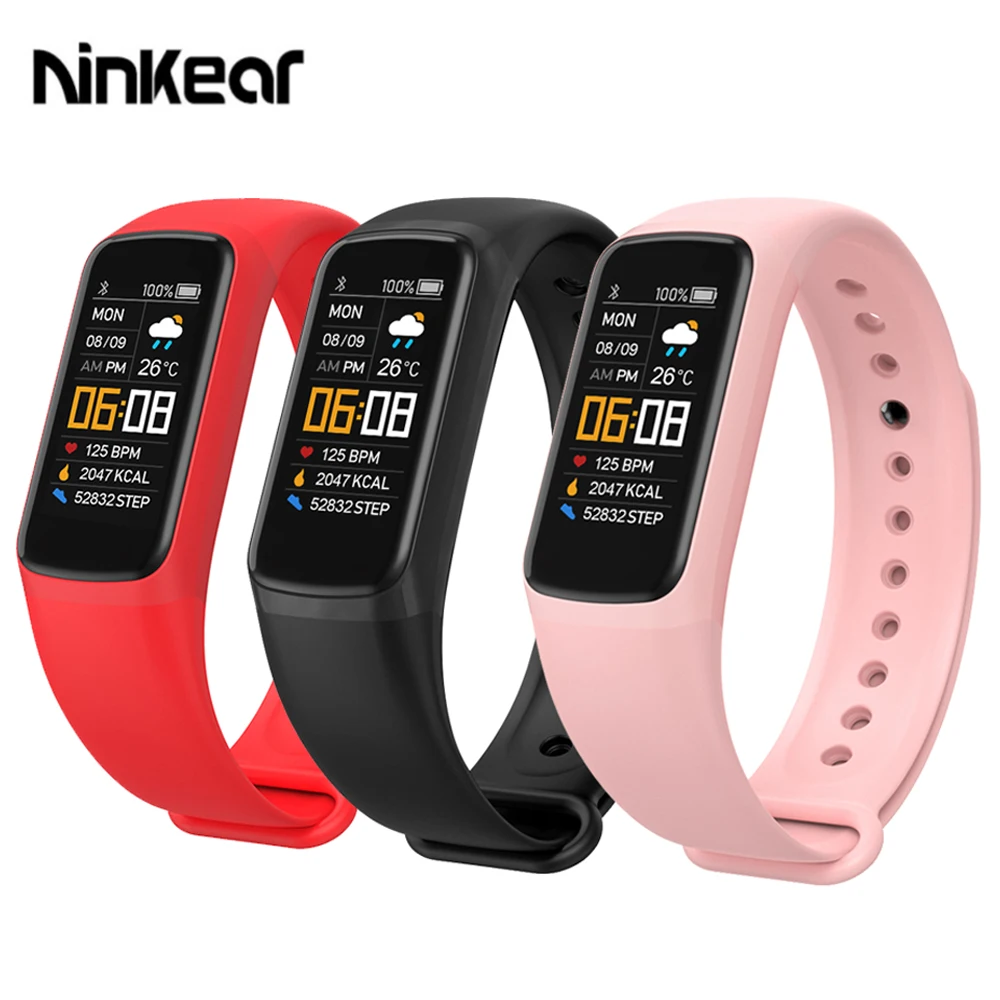 Водонепроницаемый смарт браслет Ninkear C7 с измерением пульса и сна|Смарт-браслеты| |