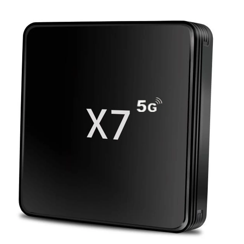 X7 ТВ коробка 4 Гб + 32 ГБ Amlogic S905L2 ядра Dual Band 2 г/5G Wi-Fi 4K HDMI Android 9 0 Media Player Декодер