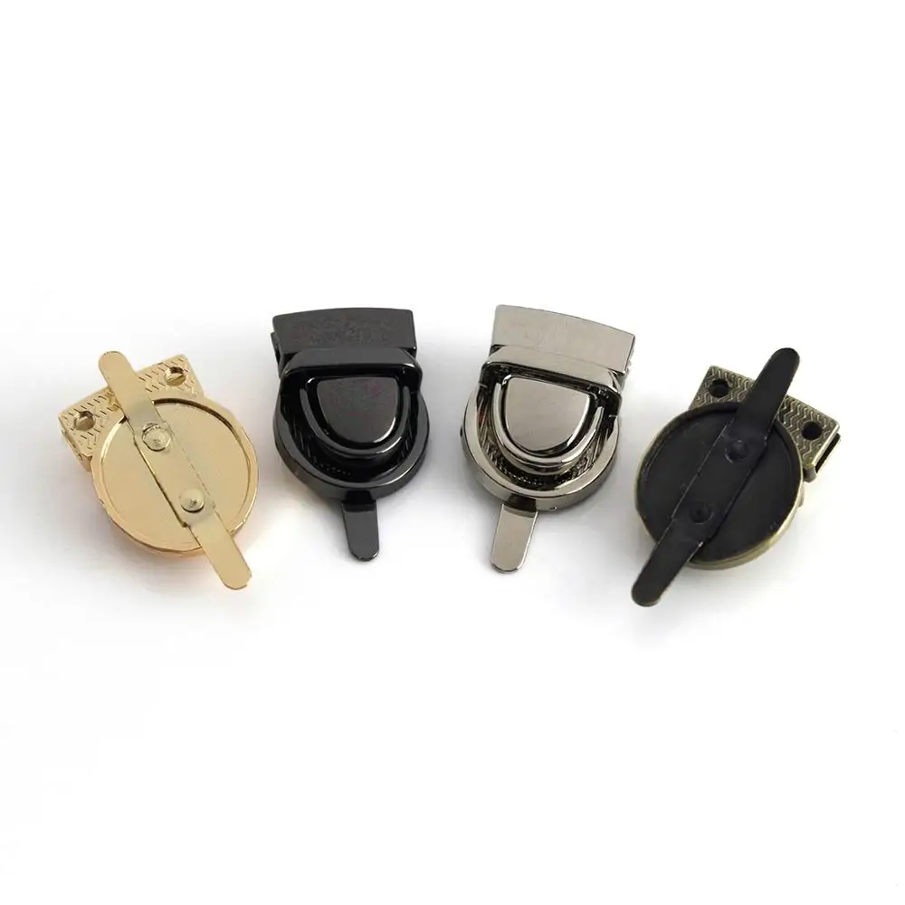 Metal Push Lock Tongue Snap for Bags, Briefcases, and Leathercraft: Decorative Clasp Closure - 1 Piece image 4